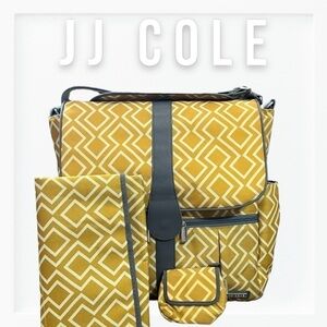 JJ Cole Citrine Lattice Multi Carry Diaper Bag